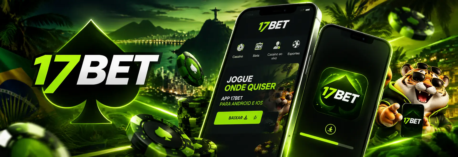 App oficial 17bet para apostas e jogos no celular